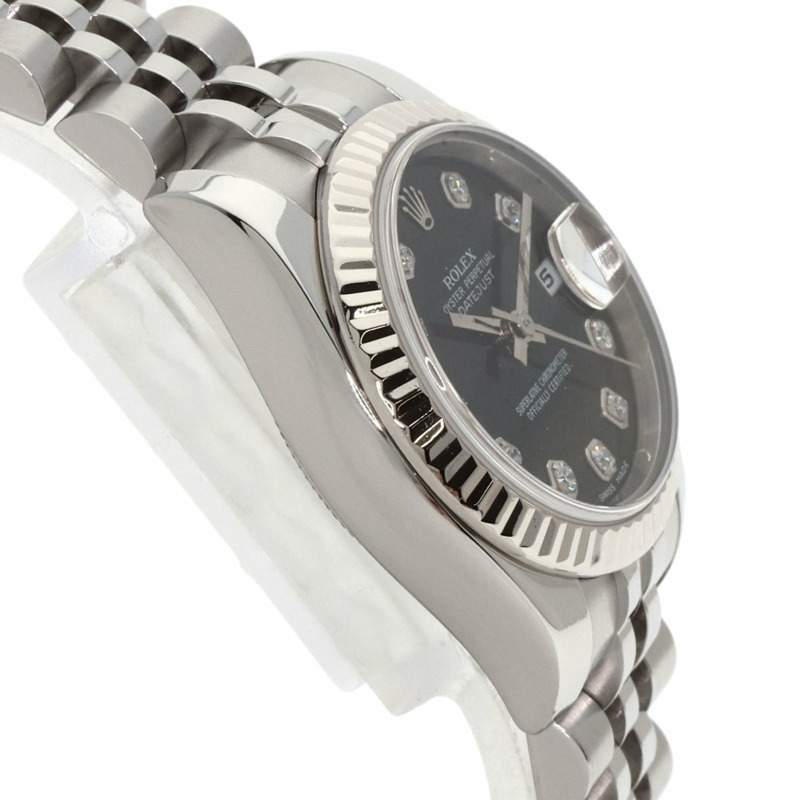 勞力士 179174G Datejust 女士十鑽腕錶,精鋼/SS/18K 白金材質-5