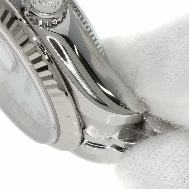 勞力士 179174G Datejust 女士十鑽腕錶,精鋼/SS/18K 白金材質-11