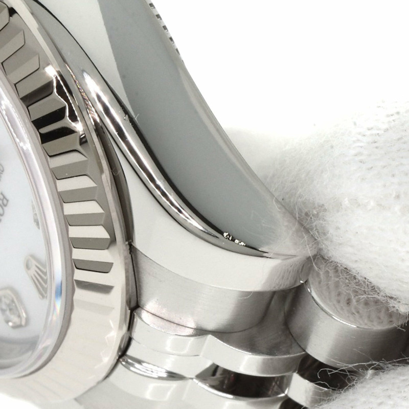 勞力士 179174G Datejust 女士十鑽腕錶,精鋼/SS/18K 白金材質-13