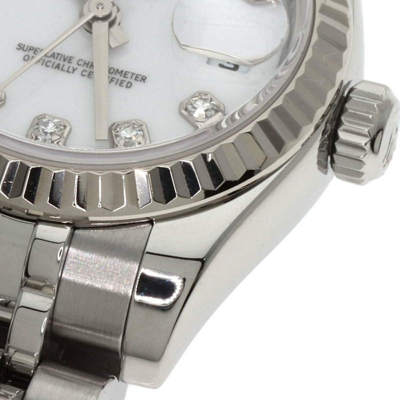 勞力士 179174G Datejust 女士十鑽腕錶,精鋼/SS/18K 白金材質-19