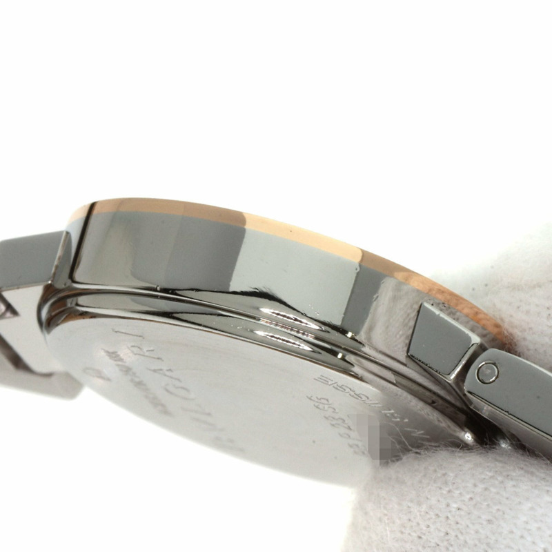 寶格麗 BBP23SG 12P 鑲鑽腕錶 不鏽鋼/SS x 18K鍍金 女士-11