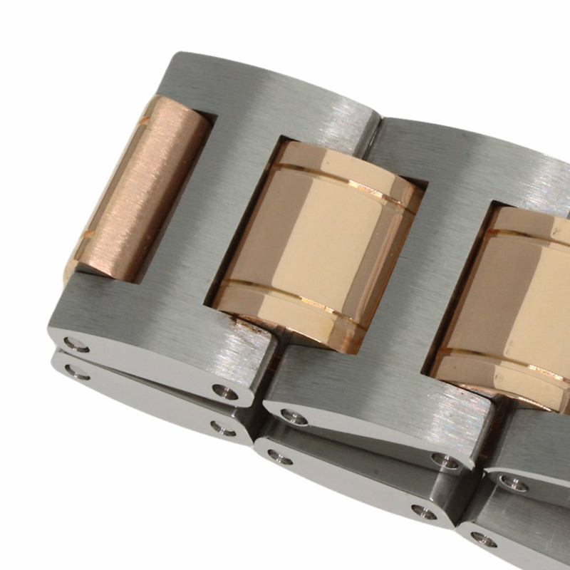 寶格麗 BBP23SG 12P 鑲鑽腕錶 不鏽鋼/SS x 18K鍍金 女士-16