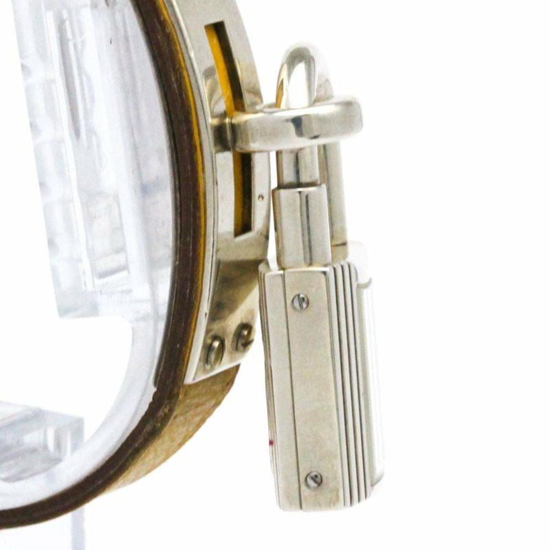 愛馬仕 Kelly 女士腕錶,銀色 925 皮革錶帶,石英機芯-8