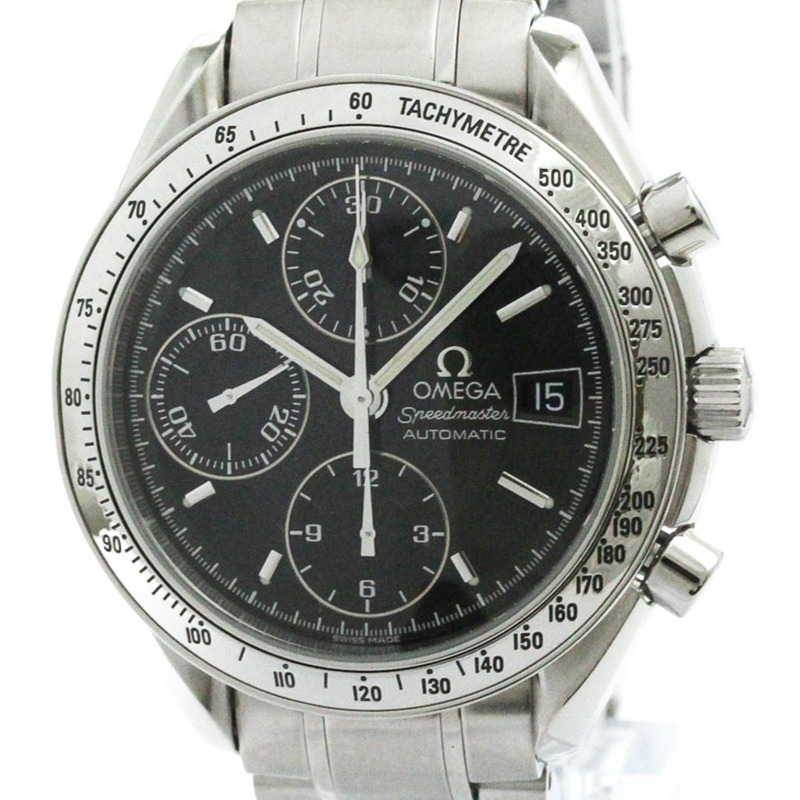 歐米茄超霸系列日期顯示精鋼自動男士腕錶 3513.50 拋光款-0