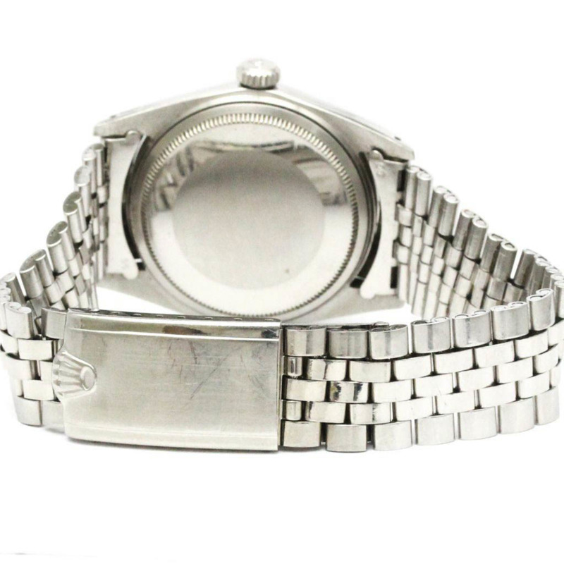 勞力士 Datejust 1601 白金精鋼自動男士腕錶(復古款)-4