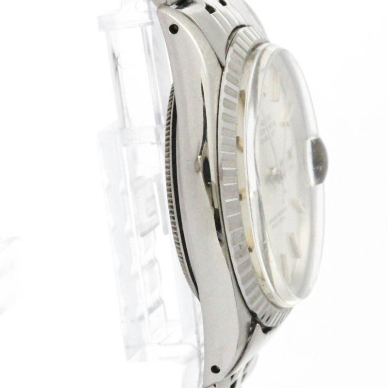 勞力士 Datejust 1601 白金精鋼自動男士腕錶(復古款)-8