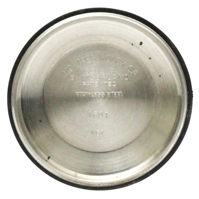 勞力士 Datejust 1601 白金精鋼自動男士腕錶(復古款)-9