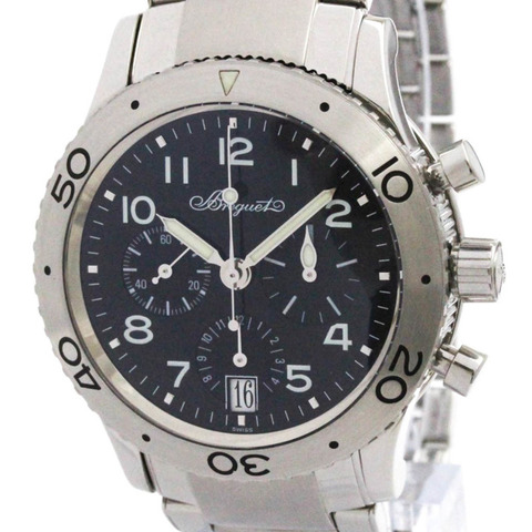 寶璣 Transatlantique Type XX 精鋼自動腕錶 3820 拋光