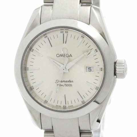 歐米茄海馬系列Aqua Terra精鋼石英女錶2577.30拋光款