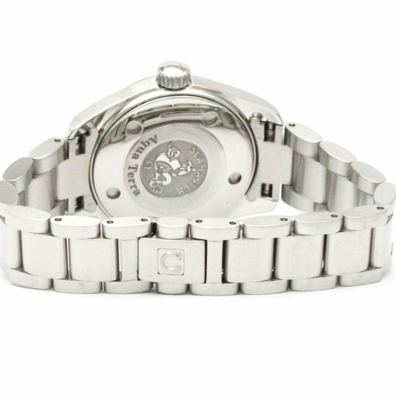 歐米茄海馬系列Aqua Terra精鋼石英女錶2577.30拋光款-4