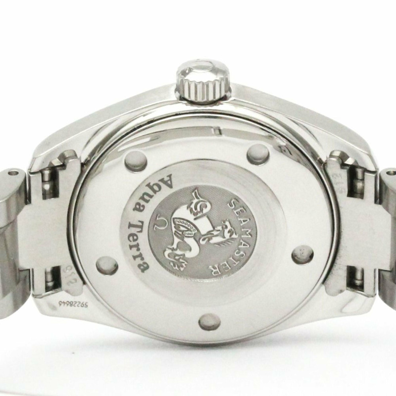 歐米茄海馬系列Aqua Terra精鋼石英女錶2577.30拋光款-5