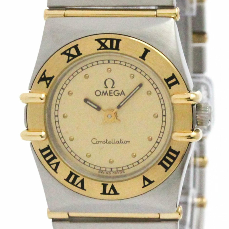 歐米茄星座系列18K金精鋼女錶795.1080拋光款-0