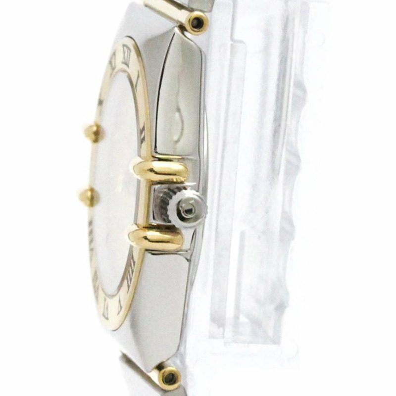 歐米茄星座系列18K金精鋼女錶795.1080拋光款-3