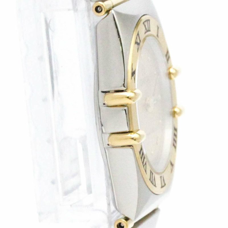 歐米茄星座系列18K金精鋼女錶795.1080拋光款-7