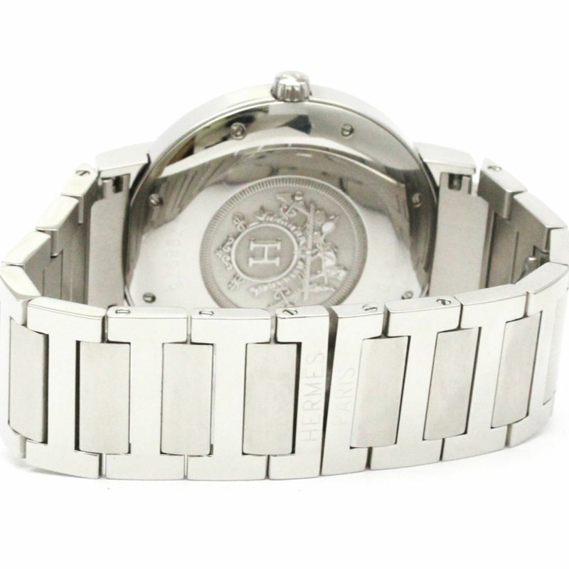 愛馬仕 Nomade 不鏽鋼自動石英男士腕錶 NO1.810 拋光-4