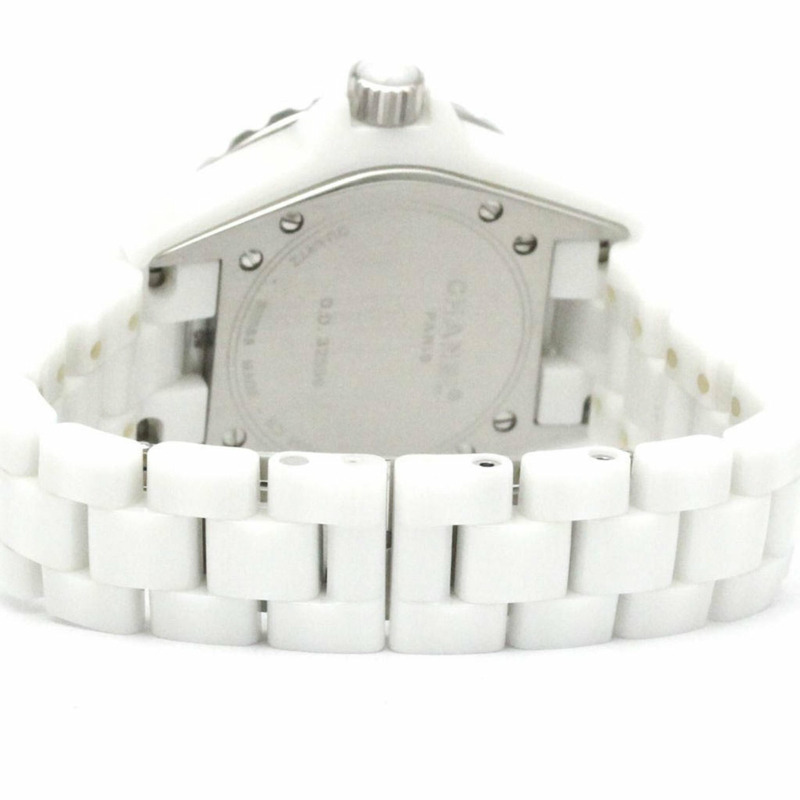 香奈兒 J12 鑽石陶瓷石英女士腕錶 H1628 拋光-4