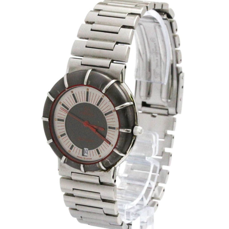 歐米茄海馬系列動態系列 Cal.1355 精鋼石英男士腕錶 1430 復古款-1