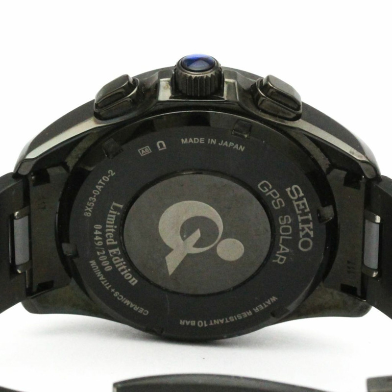 精工 Astron Michibiki LTD 版太陽能電波控製手錶 8X53-0AT0-2-6