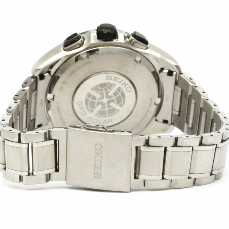 精工 Astron 陶瓷鋼電波控制太陽能男士手錶 SBXB051(8X53-0AD0)-4