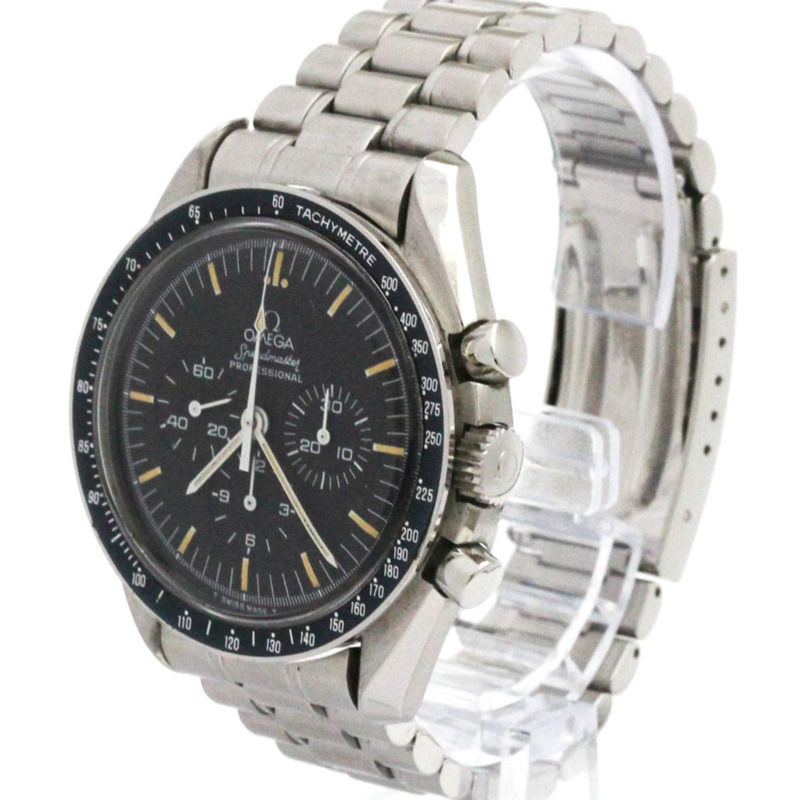 歐米茄超霸專業計時錶第四代棕色錶盤男士腕錶 145.022 拋光-1