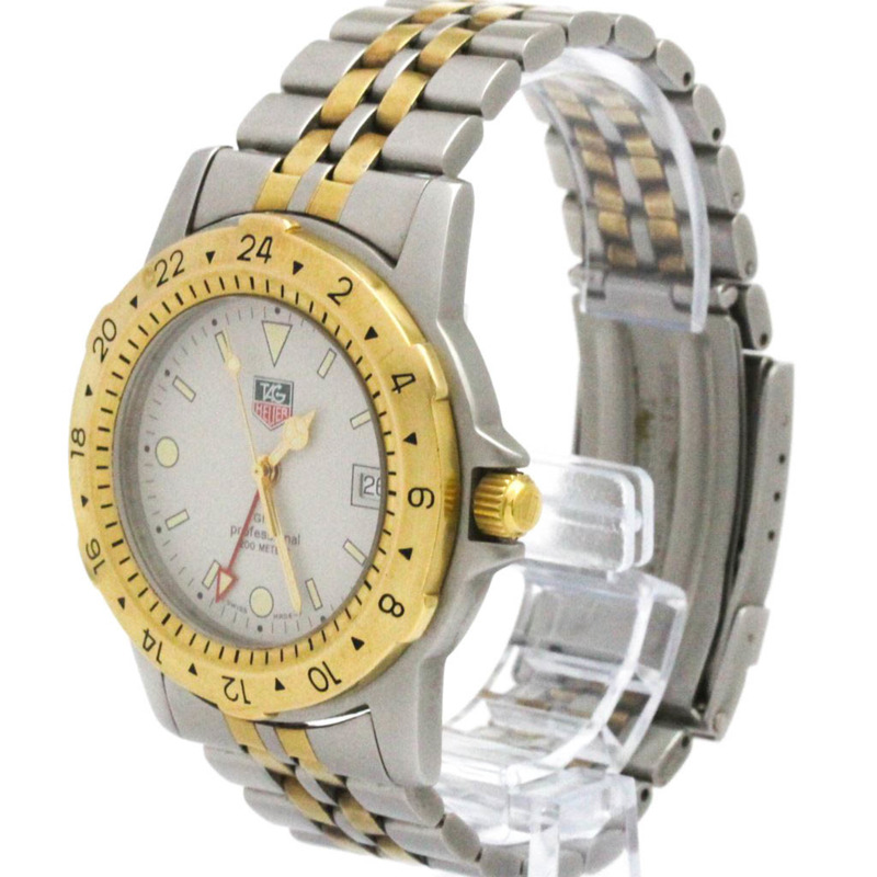 TAG HEUER 1500 GMT 鍍金鋼石英男錶 155.706-1