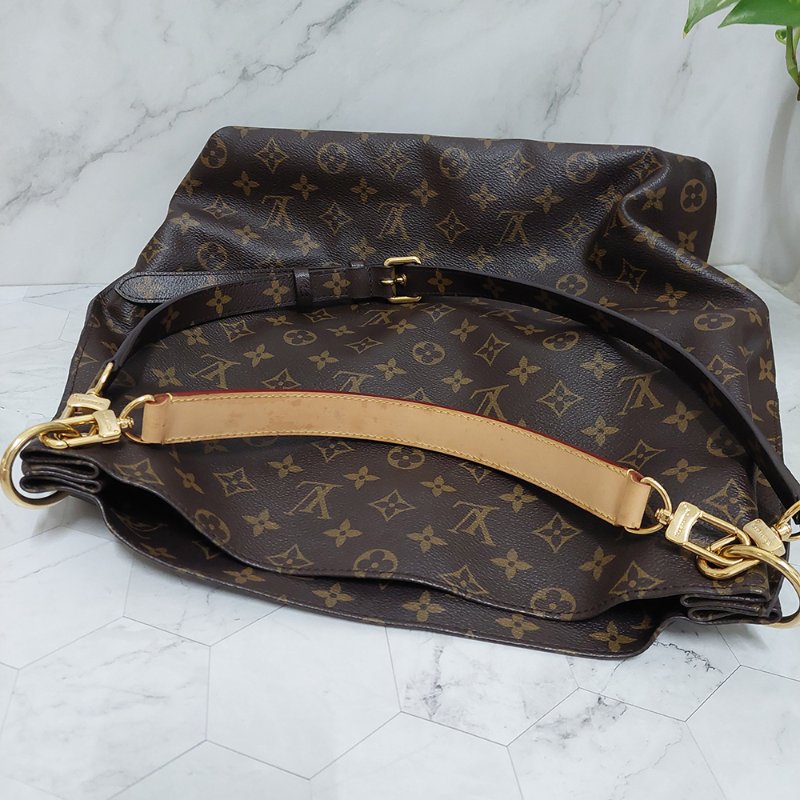 LV M40781 Metis hobo 🌈現貨實拍🌈經典花紋時尚兩用購物包(附購證正本)-30