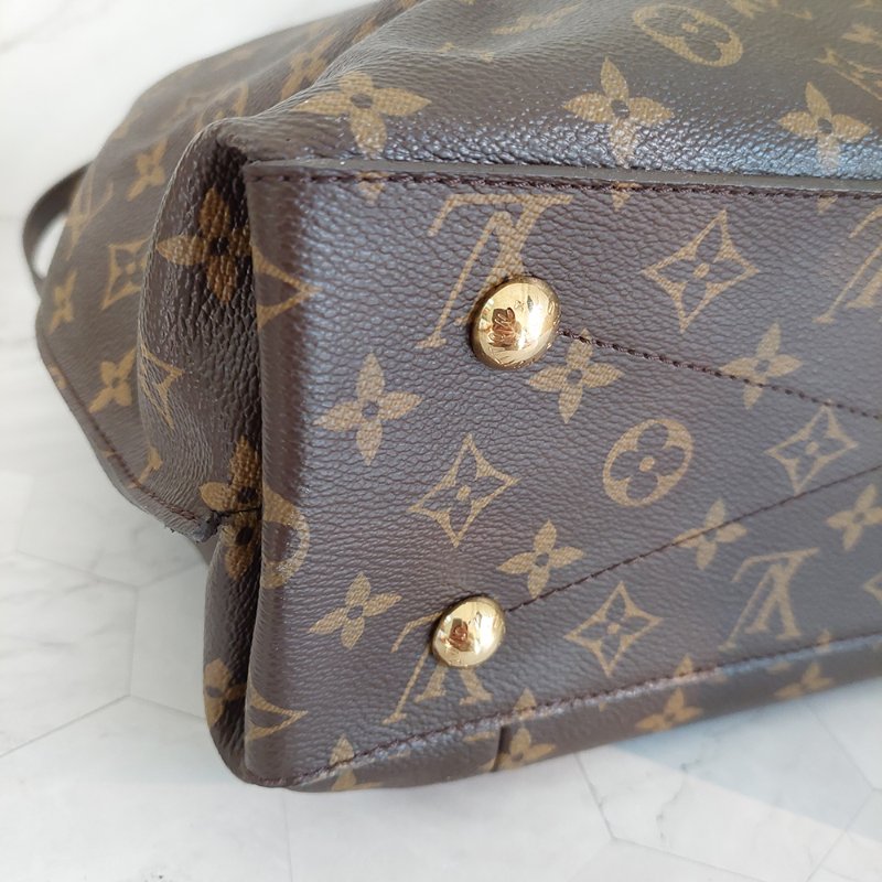 LV M40781 Metis hobo 🌈現貨實拍🌈經典花紋時尚兩用購物包(附購證正本)-69