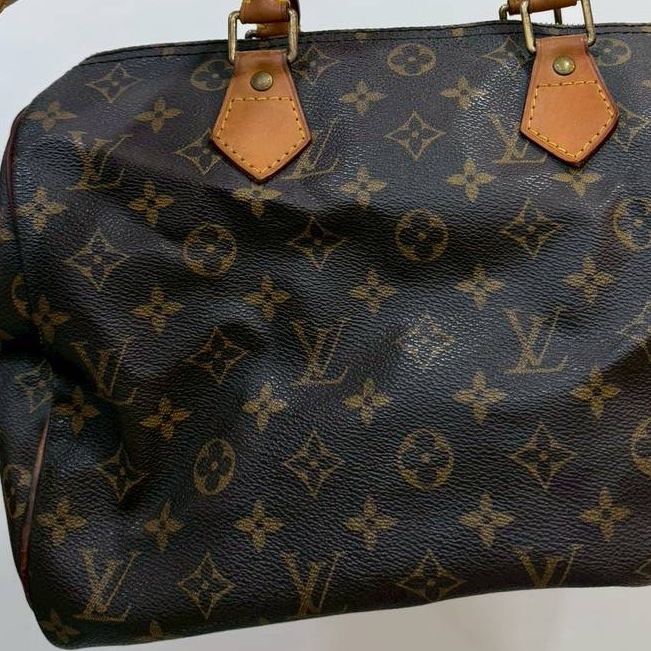 LV 路易威登 老花 speedy 30 手提包 斜背包 側背包 肩背包-18