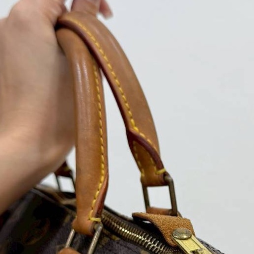 LV 路易威登 老花 speedy 30 手提包 斜背包 側背包 肩背包-28