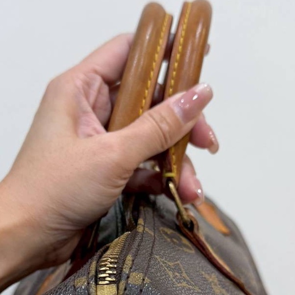 LV 路易威登 老花 speedy 30 手提包 斜背包 側背包 肩背包-29