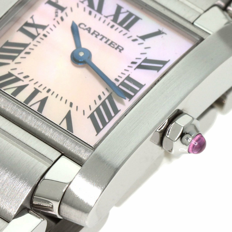 卡地亞 Tank Française SM 女士腕錶 W51028Q3 精鋼/SS-16