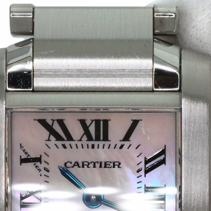 卡地亞 Tank Française SM 女士腕錶 W51028Q3 精鋼/SS-19