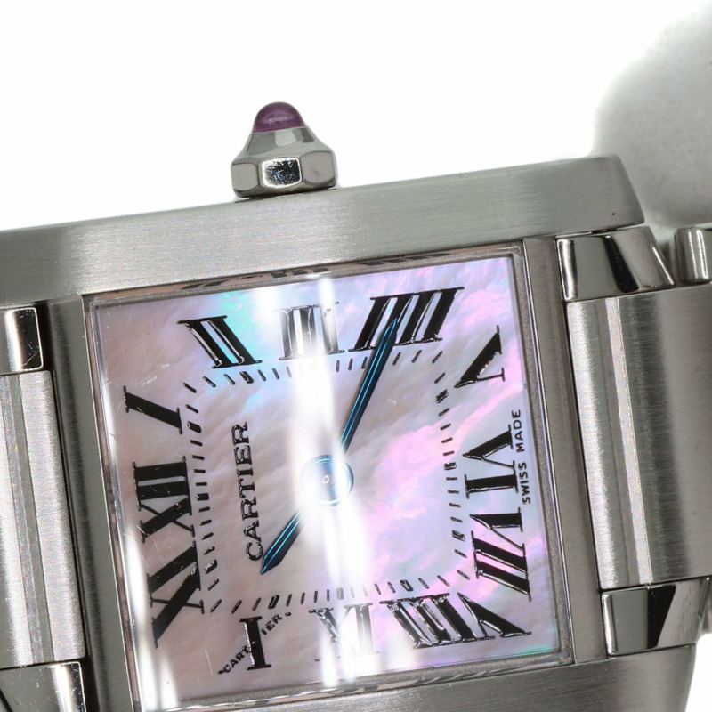 卡地亞 Tank Française SM 女士腕錶 W51028Q3 精鋼/SS-21