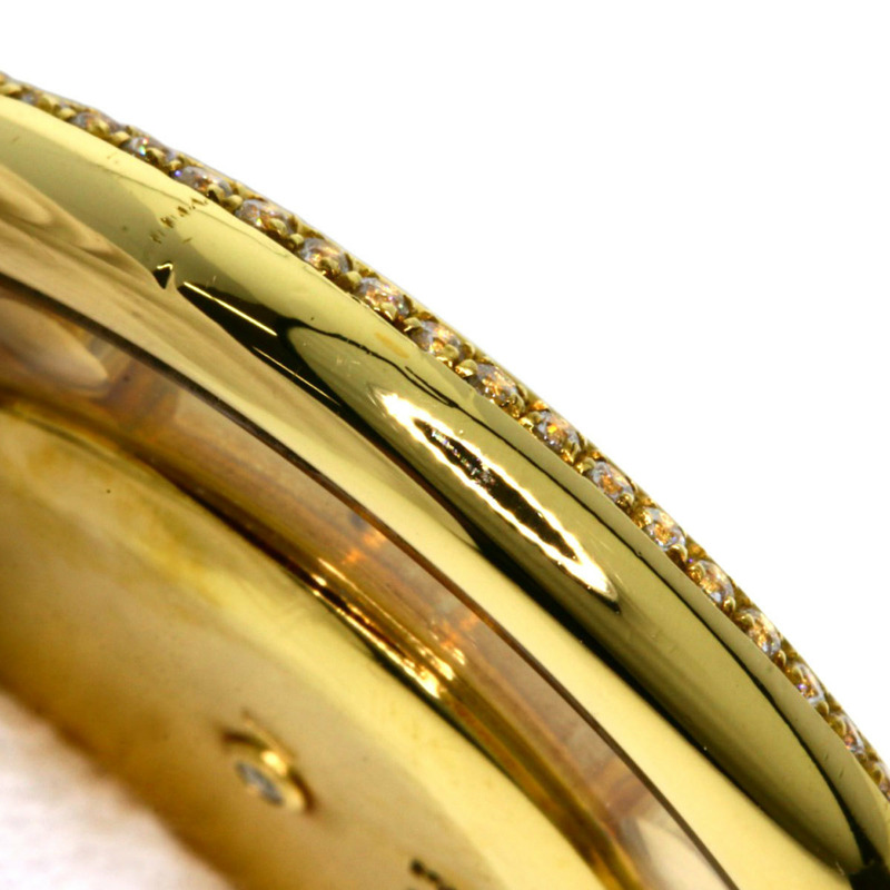 蕭邦 Happy Diamonds 男士腕錶，18K黃金/皮革錶帶-16