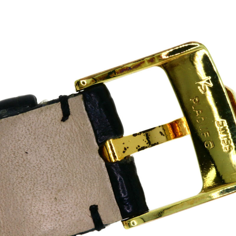 蕭邦 Happy Diamonds 男士腕錶，18K黃金/皮革錶帶-22