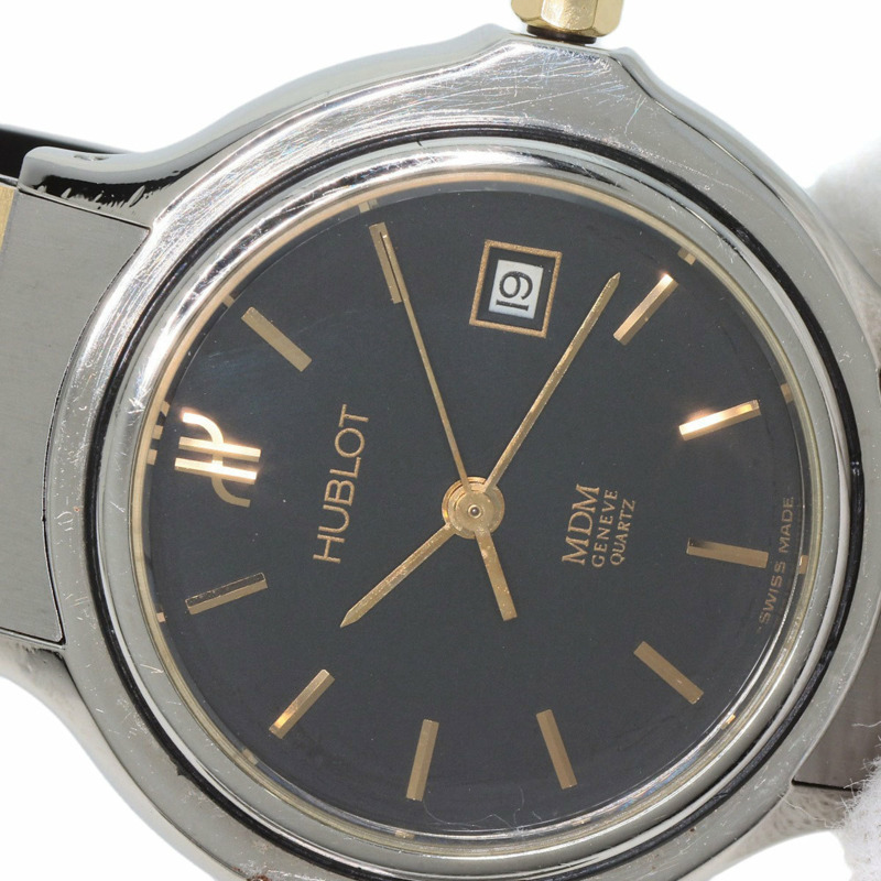 宇舶MDM經典獵錶,不鏽鋼/橡膠錶帶,女款-26