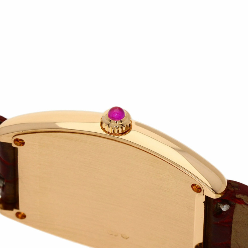 Franck Muller 1752QZRELCD1R5N 酒桶形曲線浮雕鑽石腕錶，18K 玫瑰金錶殼搭配皮革錶帶，女款-13