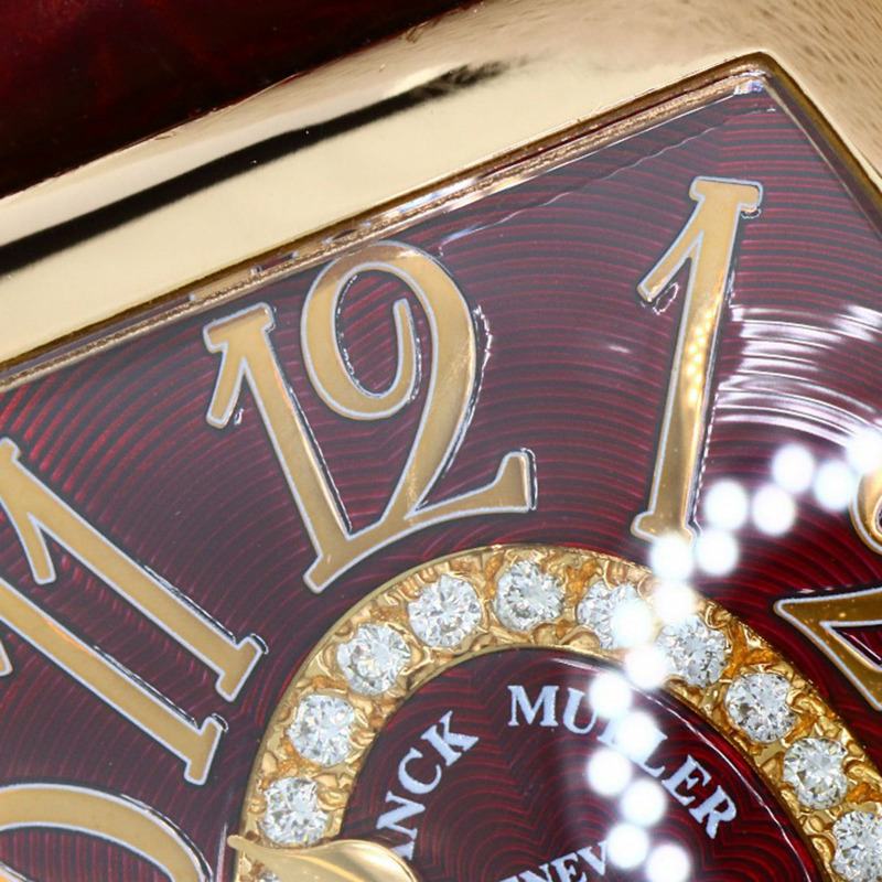 Franck Muller 1752QZRELCD1R5N 酒桶形曲線浮雕鑽石腕錶，18K 玫瑰金錶殼搭配皮革錶帶，女款-26