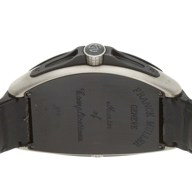 Franck Muller 9900SCGP Conquistador Grand Prix 男士腕錶，鈦金屬/皮革錶帶-6