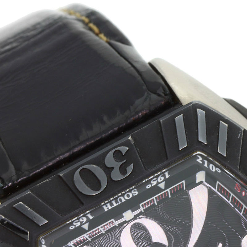 Franck Muller 9900SCGP Conquistador Grand Prix 男士腕錶，鈦金屬/皮革錶帶-20