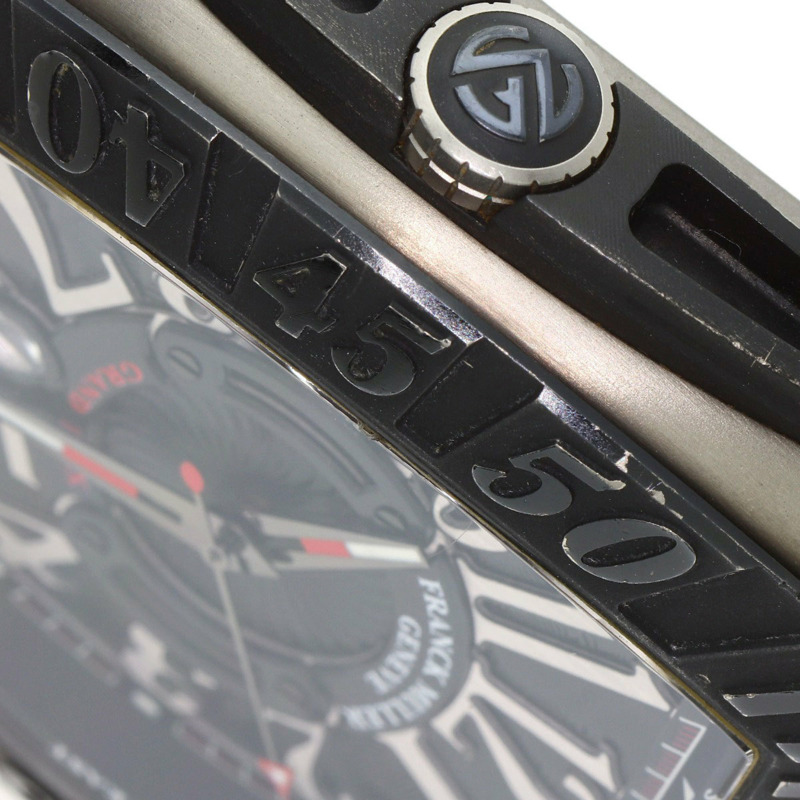 Franck Muller 9900SCGP Conquistador Grand Prix 男士腕錶，鈦金屬/皮革錶帶-24