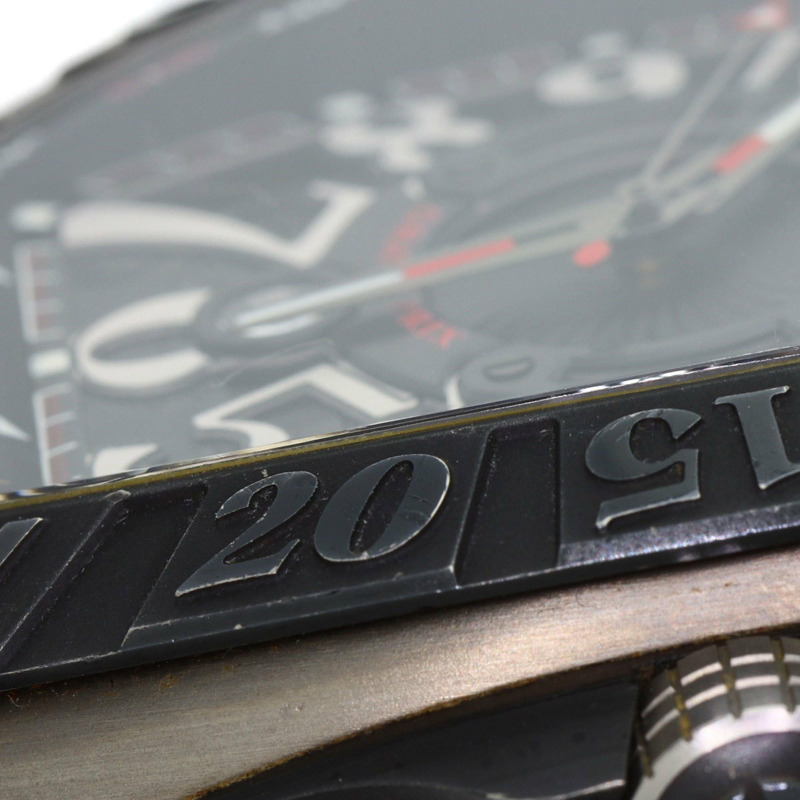 Franck Muller 9900SCGP Conquistador Grand Prix 男士腕錶，鈦金屬/皮革錶帶-25