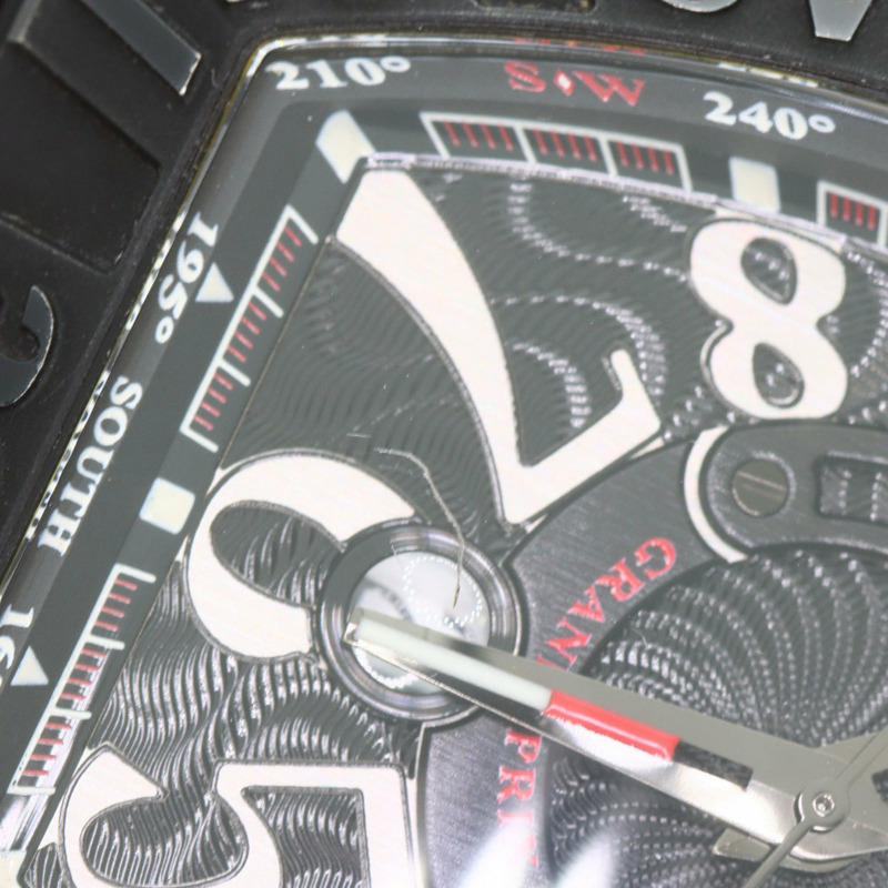 Franck Muller 9900SCGP Conquistador Grand Prix 男士腕錶，鈦金屬/皮革錶帶-27