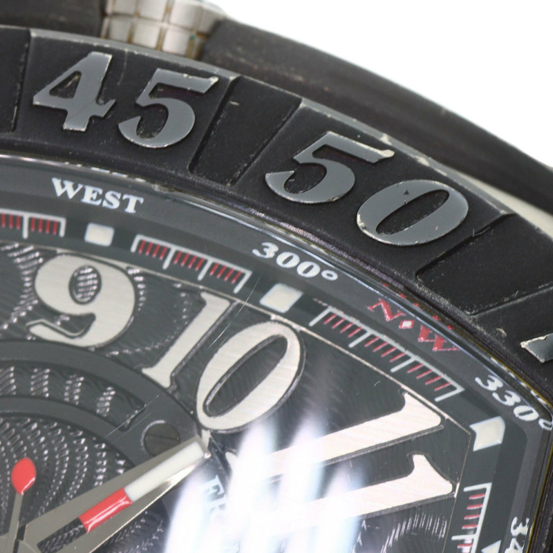 Franck Muller 9900SCGP Conquistador Grand Prix 男士腕錶，鈦金屬/皮革錶帶-28