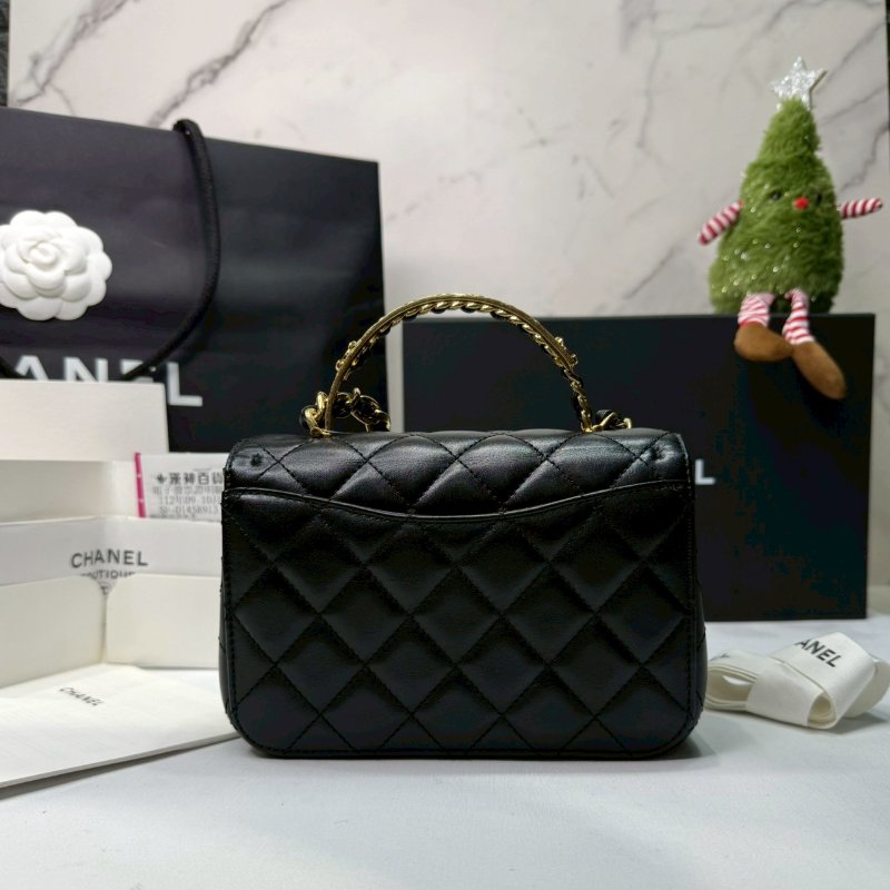 CHANEL Mini雙手柄鏈帶包-1