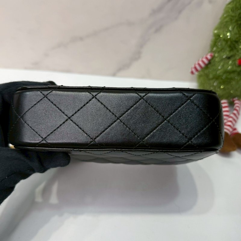 CHANEL Mini雙手柄鏈帶包-8