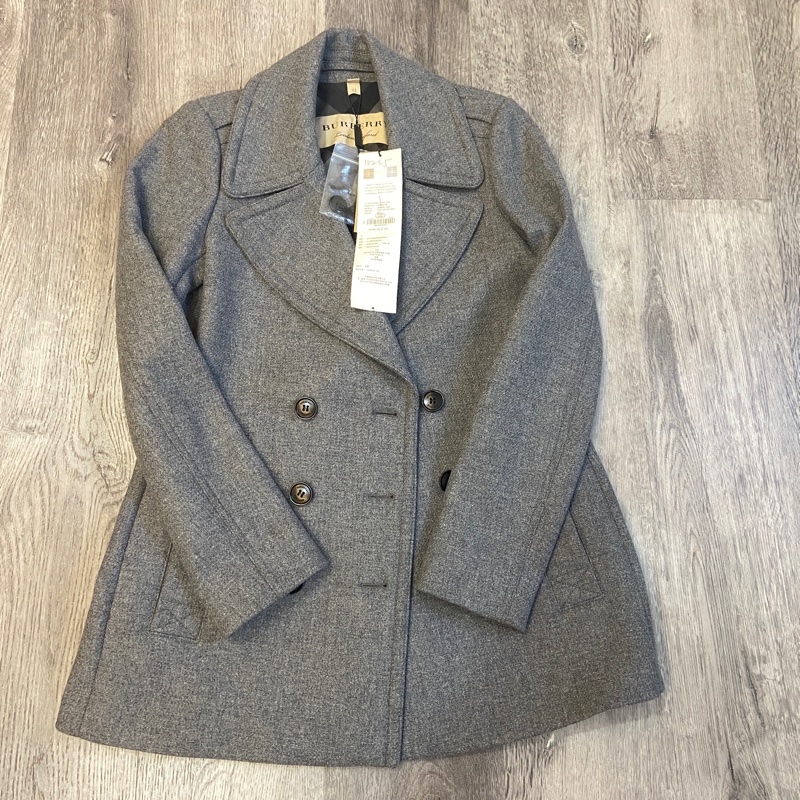 BURBERRY 女裝灰色大衣-2