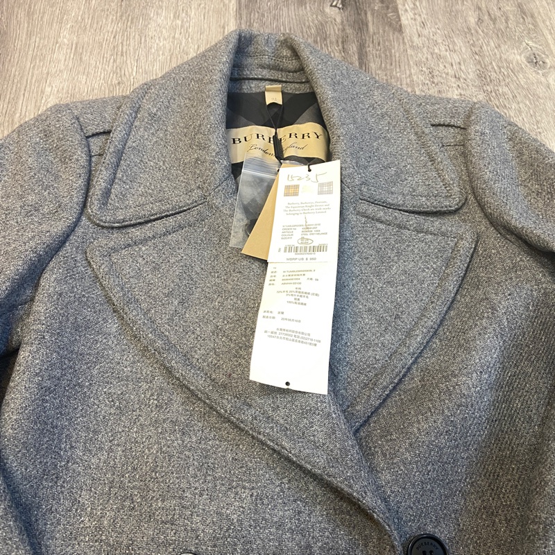 BURBERRY 女裝灰色大衣-4