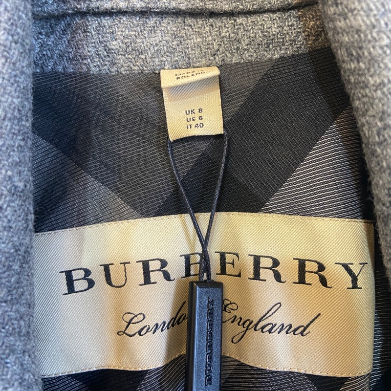 BURBERRY 女裝灰色大衣-5