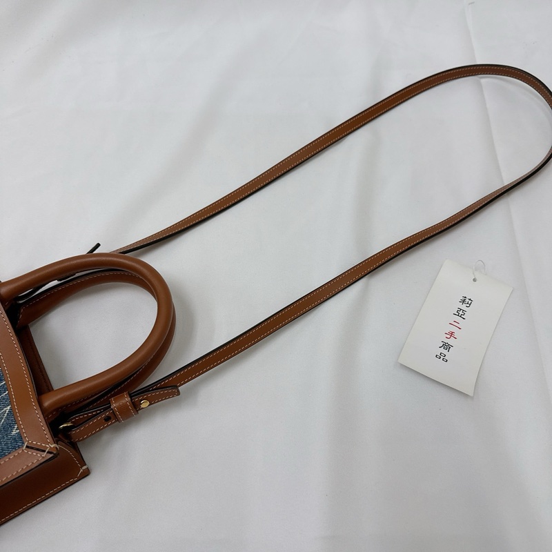 莉亞精品♡ Celine 牛仔琴譜包 二手-16